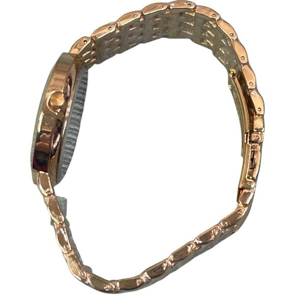 Designer Inspired Gold Plated Quartz Watch main image 6